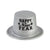 New Year Glitter Top Hat, 11.2" X 9.6" X 4.7", 4 Colors