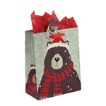 Extra Large Snowdots Santa Glitter Bag, 4 Designs
