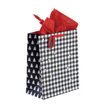 Large Pretty Plaid Christmas Hot Stamp/Glitter Bag, 4 Designs