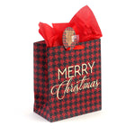 Medium Pretty Plaid Christmas Hot Stamp/Glitter Bag, 4 Designs
