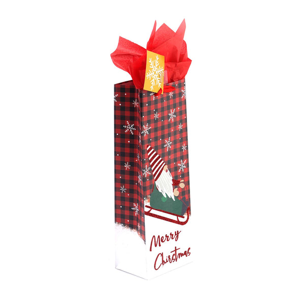 Bottle Ho Ho Gnomes Christmas Glitter/Hot Stamp Bag, 4 Designs