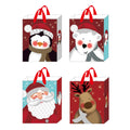 Large Check Plaid Christmas Uv Varnish Bag, 4 Designs