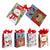 2Pk Extra Large Santa'S Friends Christmas Printed Hologram Bag, 4 Designs