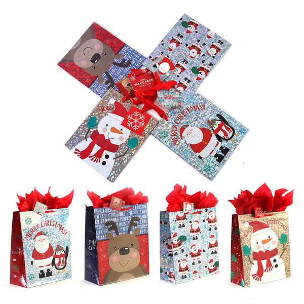 Wholesale Christmas Gift Bags in All Sizes - large, extra large