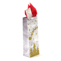 Bottle Plaid Joy Christmas Glitter/Hot Stamp Bag, 4 Designs
