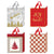 Extra Large Plaid Joy Glitter/Hot Stamp Bags, 4 Designs
