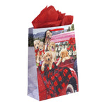 Extra Large Plaid Pets Christmas Glitter/Hot Stamp Bag, 4 Designs