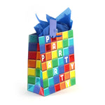 3Pk Large Birthday Party Blowout Hot Stamp/Glitter/Uv Bag, 4 Designs