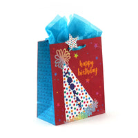 Extra Large Birthday Banquet Glitter Bag, 4 Designs