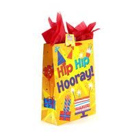 Extra Large Birthday Hooray! Hot Stamp/Glitter Bag, 4 Designs