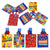 3Pk Large Birthday Hooray! Hot Stamp/Glitter Bag, 4 Designs