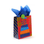 2Pk Extra Large Birthday Shindig Hot Stamp/Glitter Bag, 4 Designs