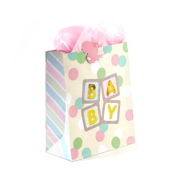 3Pk Large Babies Are So Special Hot Stamp/Glitter Bag, 4 Designs