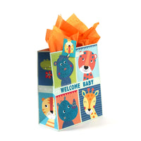 3Pk Large Baby Jungle Glitter Bag, 4 Designs