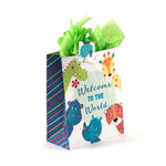 3Pk Large Baby Jungle Glitter Bag, 4 Designs