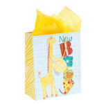 Extra Large Welcome To The World Matte Gift Bag With Glitter, 4 Designs