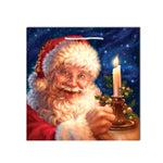 Square Large  Gifts For Santa On Matte With Glitter In Pdq, 4 Designs