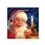Square Large  Gifts For Santa On Matte With Glitter In Pdq, 4 Designs