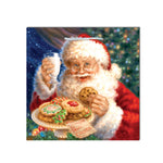 Square Large  Gifts For Santa On Matte With Glitter In Pdq, 4 Designs