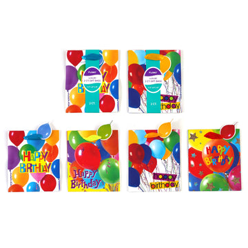 2Pk Birthday-Medium Balloon Party Matte Finish - Hot Stamp 4 Designs