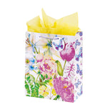 Extra Large Springtime Beauty Matte Glitter Gift Bag, 4 Designs
