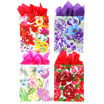 Extra Large Springtime Beauty Matte Glitter Gift Bag, 4 Designs