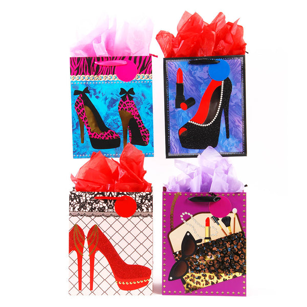 Large Hot Mama Matte Gift Bag, 4 Designs