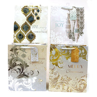 Large Christmas Elegance Hot Stamp Bags, 4 Designs