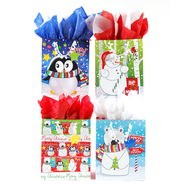 Medium Northpole Friends Bag, 4 Designs