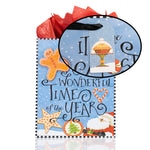 Large Good Wishes Holiday Pop Up Bag, 4 Designs