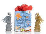 Large Good Wishes Holiday Pop Up Bag, 4 Designs