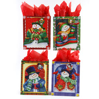 Large Frosty Fellows Glitter Bag, 4 Designs