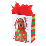 Large Christmas Pup Lights Pop Layer Bag, 4 Designs