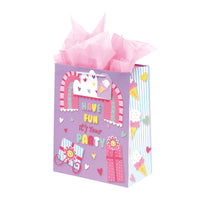 Large Unicorn Party Bag, W/Gems, 4 Designs