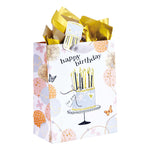 Large Metropolitan Birthday Hot Stamp/Glitter Premium Plus Bag, 4 Designs
