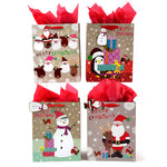Large Hot Stamp Christmas Party Premium Plus Bag 4 Designs