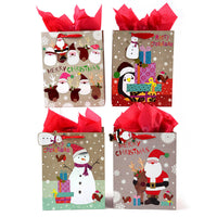 Large Hot Stamp Christmas Party Premium Plus Bag 4 Designs