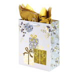 Christmas-Large Pretty Ornaments Premium Plus Hot Stamp Bag, 4 Designs