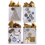 Christmas-Large Pretty Ornaments Premium Plus Hot Stamp Bag, 4 Designs