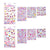 150Ct Unicorn Party Printed Stickers W Hot Stamping 2 Assortments