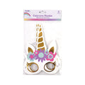 3Pcs Unicorn Mask With Hot Stamping And Elastic String, 1 Design, 6.2" X 9.2"