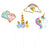 12Ct Unicorn Party Cupcake Topper With Hot Stamping, 4 Designs Assorted