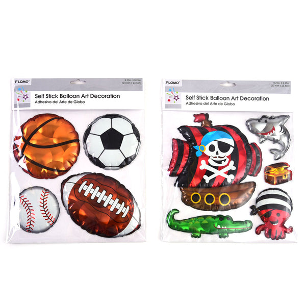 Sports Pop Up Room Decor W/Foil, 2 Designs