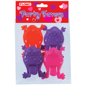 4" Valentine Jumping Frog, 8Pcs