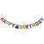 4.4' Foil Happy Birthday Letter Banner, 1 Style