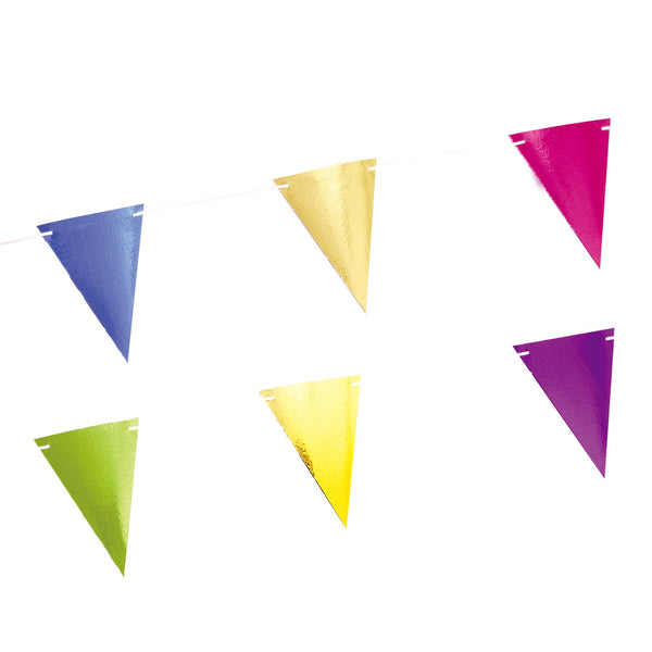 8Ft Metallic Paper Banner Decor