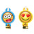 8Pk Happy Faces Blowouts