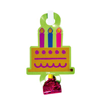 8Pk Birthday Hot Stamp Blowouts