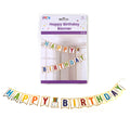 7Ft Happy Birthday Banner With Hot Stamp