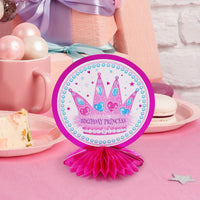 3Ct Princess Mini Honeycomb Centerpieces W/Hot Stamp 6" X 5.25"